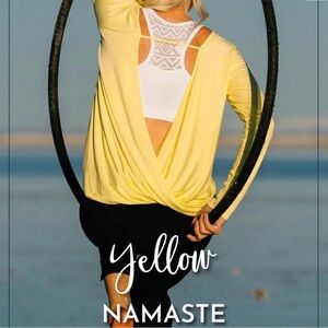 ZYIA Yellow Long Sleeve Top